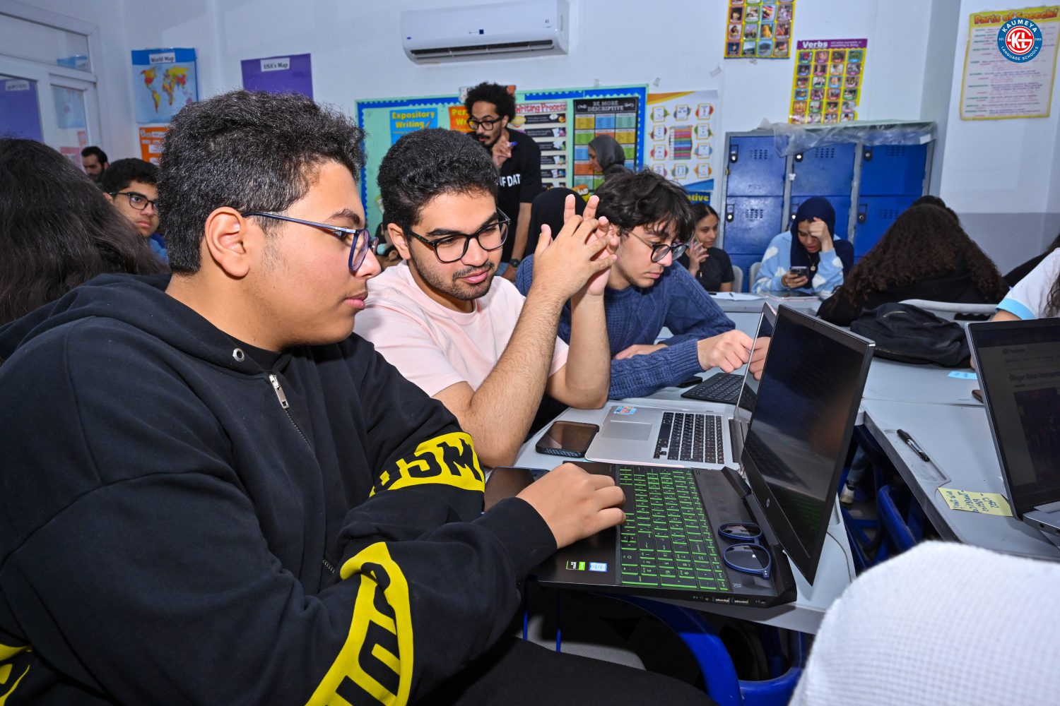 Students at work in the classroom